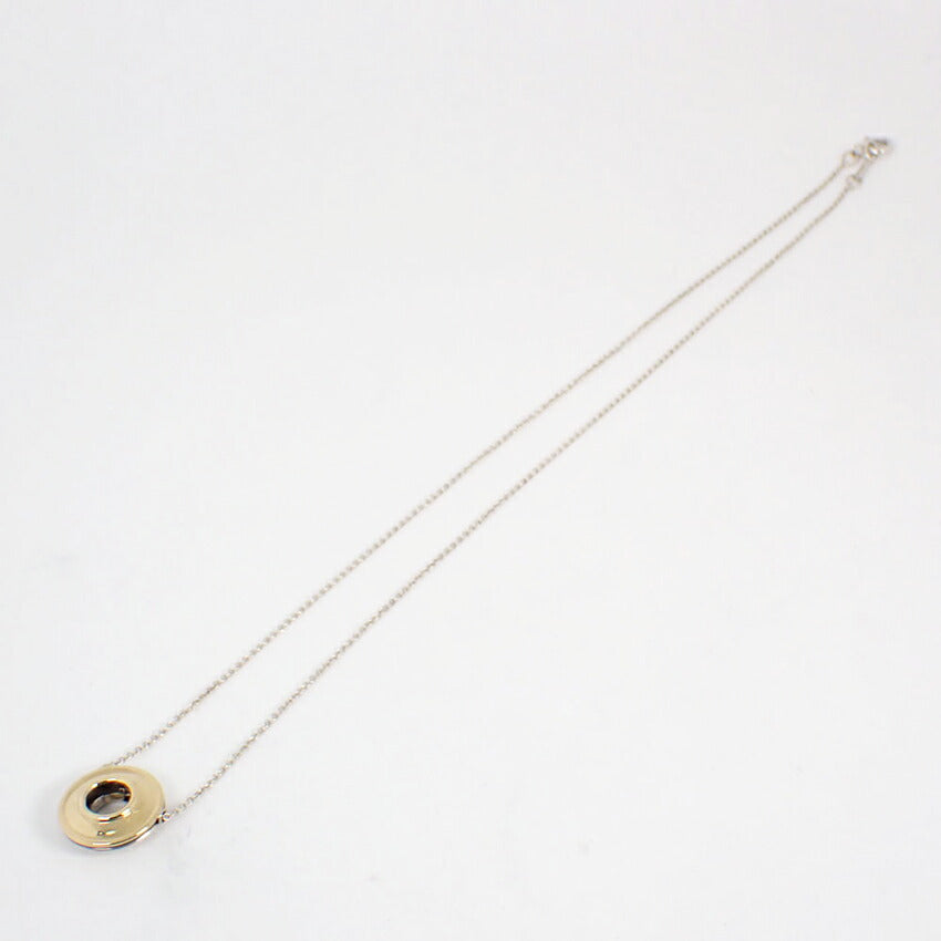 【中古】TIFFANY/ティファニー 925/750 マジックサークル ペンダント/ネックレス/j175-3