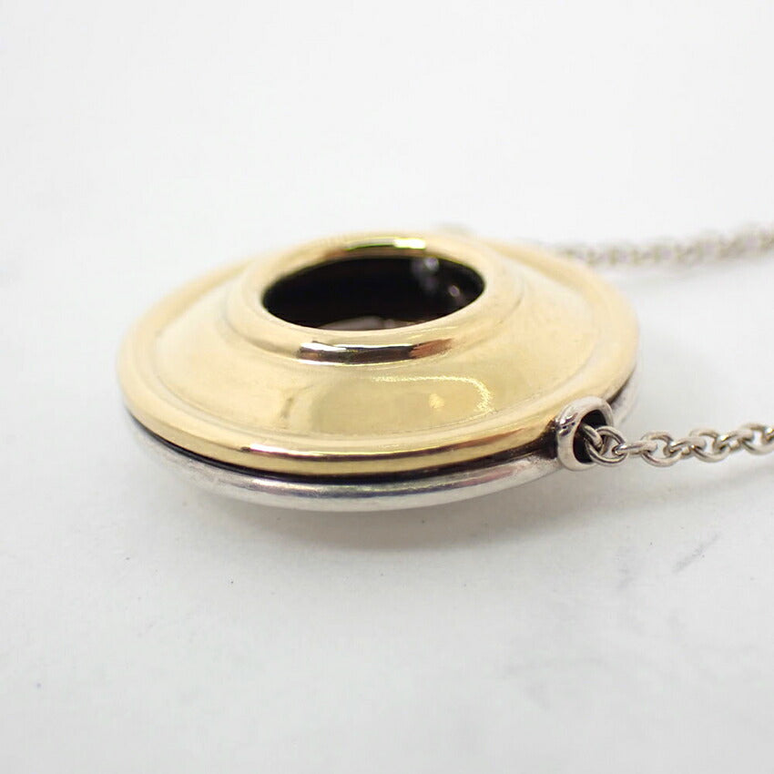 【中古】TIFFANY/ティファニー 925/750 マジックサークル ペンダント/ネックレス/j175-3