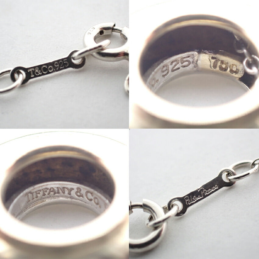 【中古】TIFFANY/ティファニー 925/750 マジックサークル ペンダント/ネックレス/j175-3