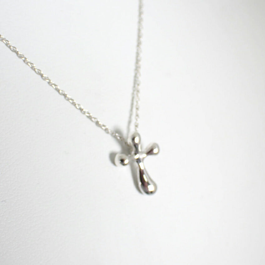 【中古】TIFFANY/ティファニー 925 スモールクロス ペンダント/ネックレス/j175-4