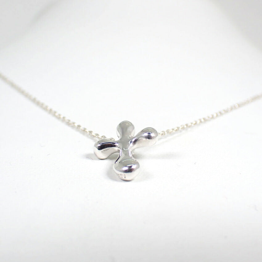 【中古】TIFFANY/ティファニー 925 スモールクロス ペンダント/ネックレス/j175-4