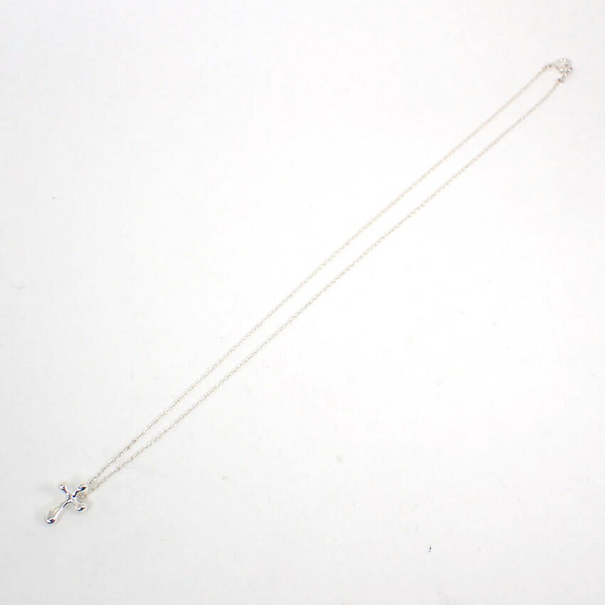 【中古】TIFFANY/ティファニー 925 スモールクロス ペンダント/ネックレス/j175-4