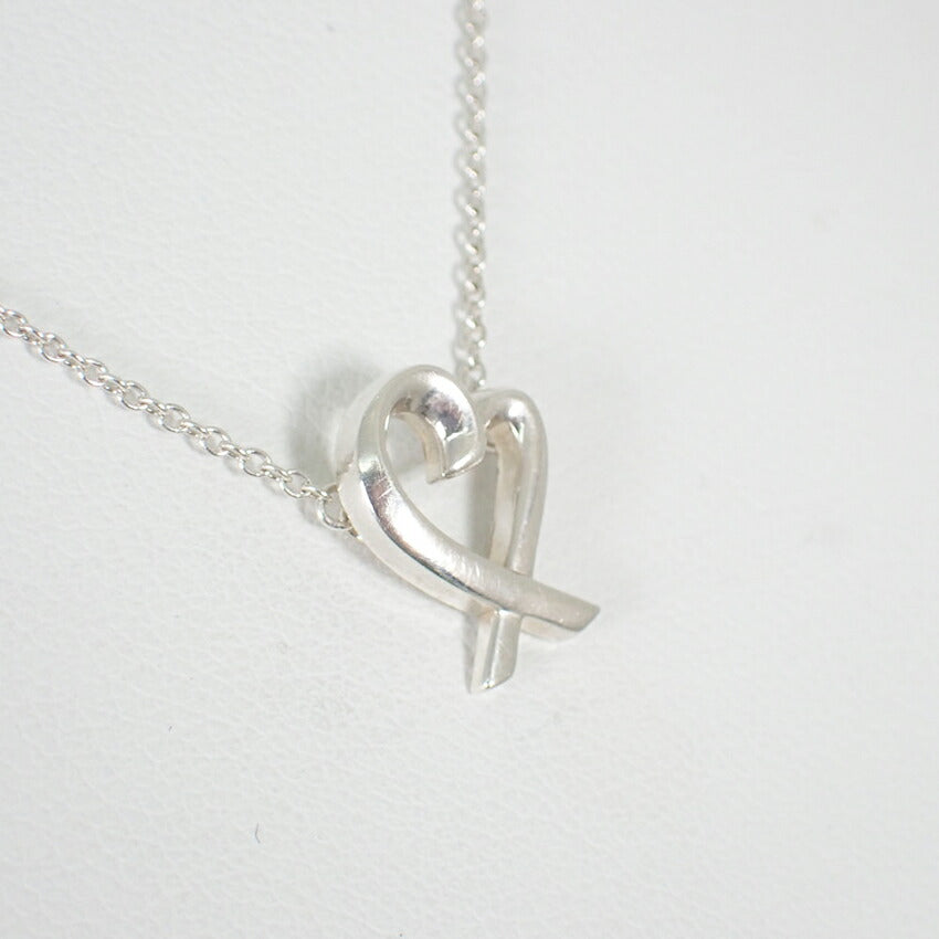 【中古】TIFFANY/ティファニー 925 ラビングハート ペンダント/ネックレス/j175-5