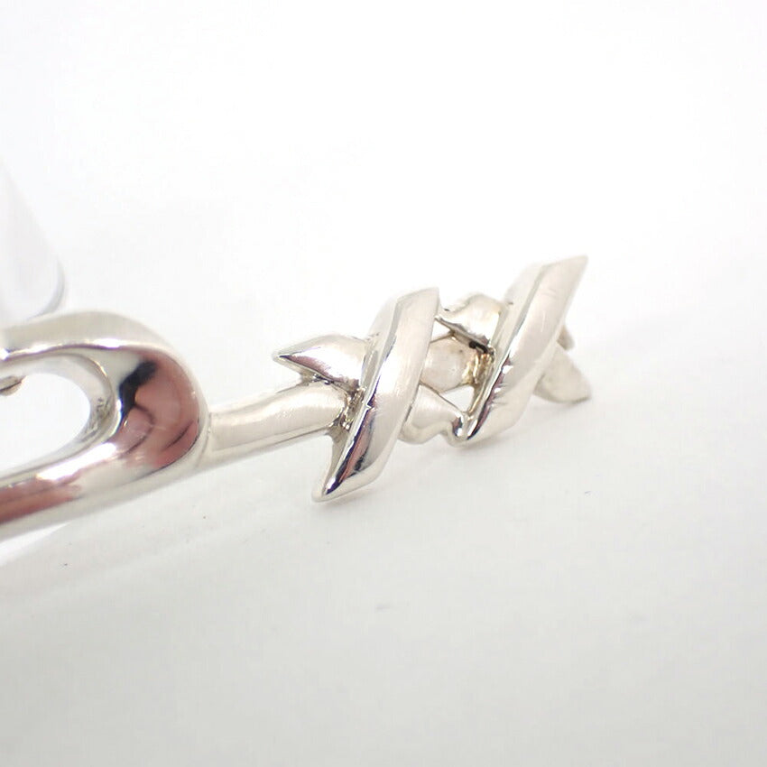 【中古】TIFFANY/ティファニー 925 ラビングハート＆アロー ブローチ/j175-7