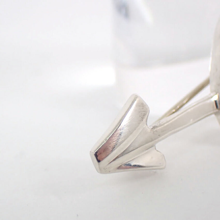 【中古】TIFFANY/ティファニー 925 ラビングハート＆アロー ブローチ/j175-7