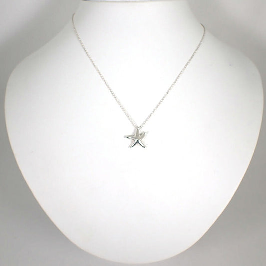 【中古】TIFFANY/ティファニー 925 スターフィッシュ ペンダント/ネックレス/j176-3