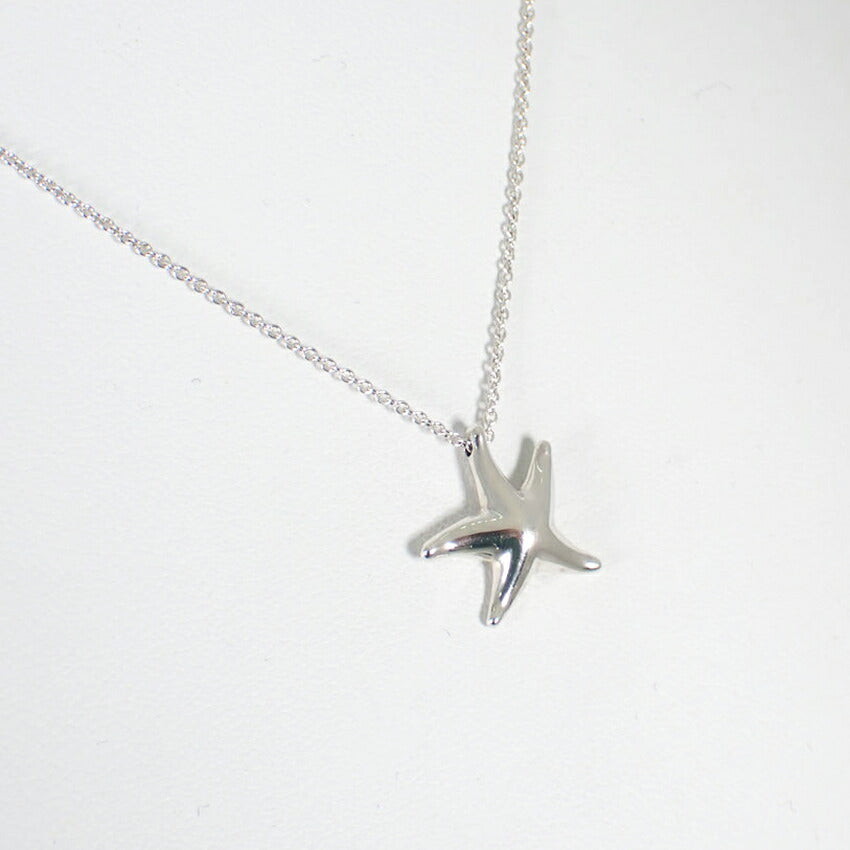 【中古】TIFFANY/ティファニー 925 スターフィッシュ ペンダント/ネックレス/j176-3