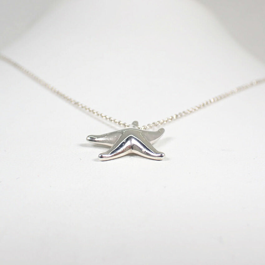 【中古】TIFFANY/ティファニー 925 スターフィッシュ ペンダント/ネックレス/j176-3