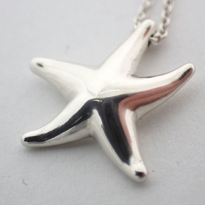 【中古】TIFFANY/ティファニー 925 スターフィッシュ ペンダント/ネックレス/j176-3