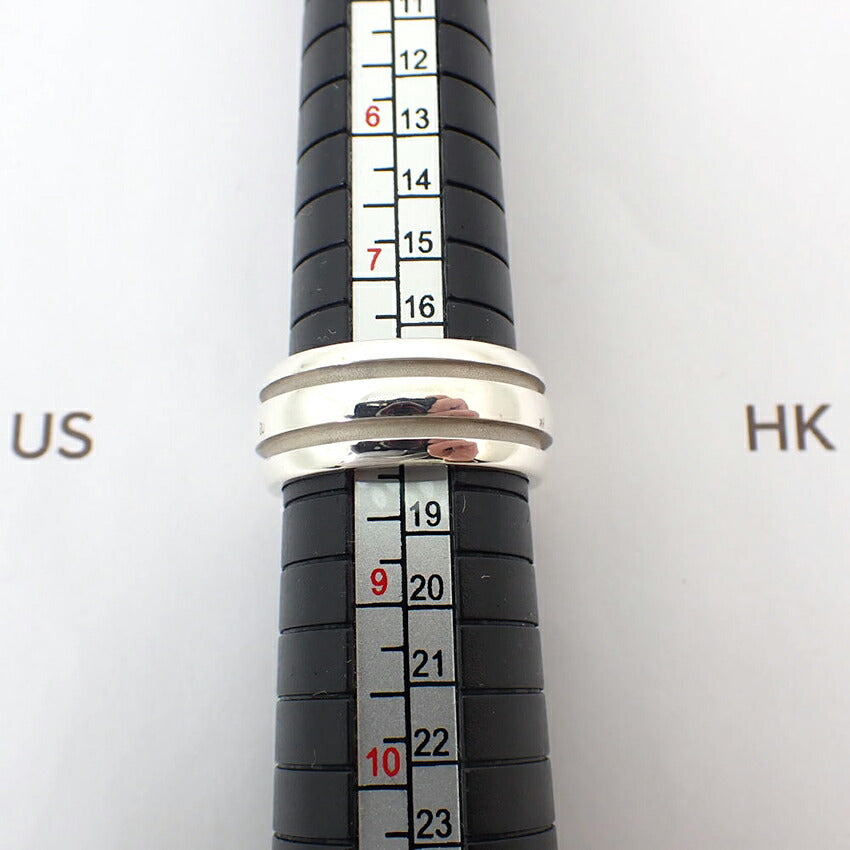 【中古】TIFFANY/ティファニー 925 ダブルライン リング /16.5号/j176-4