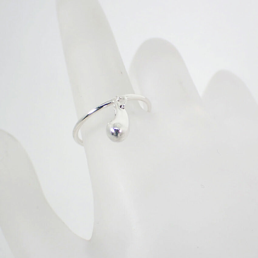 【中古】TIFFANY/ティファニー 925 ティアドロップ リング /11号/j176-6