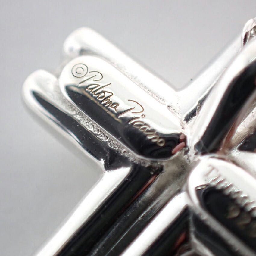 【中古】TIFFANY/ティファニー 925 テンダネスハート クロス ペンダント/ネックレス/j177-10