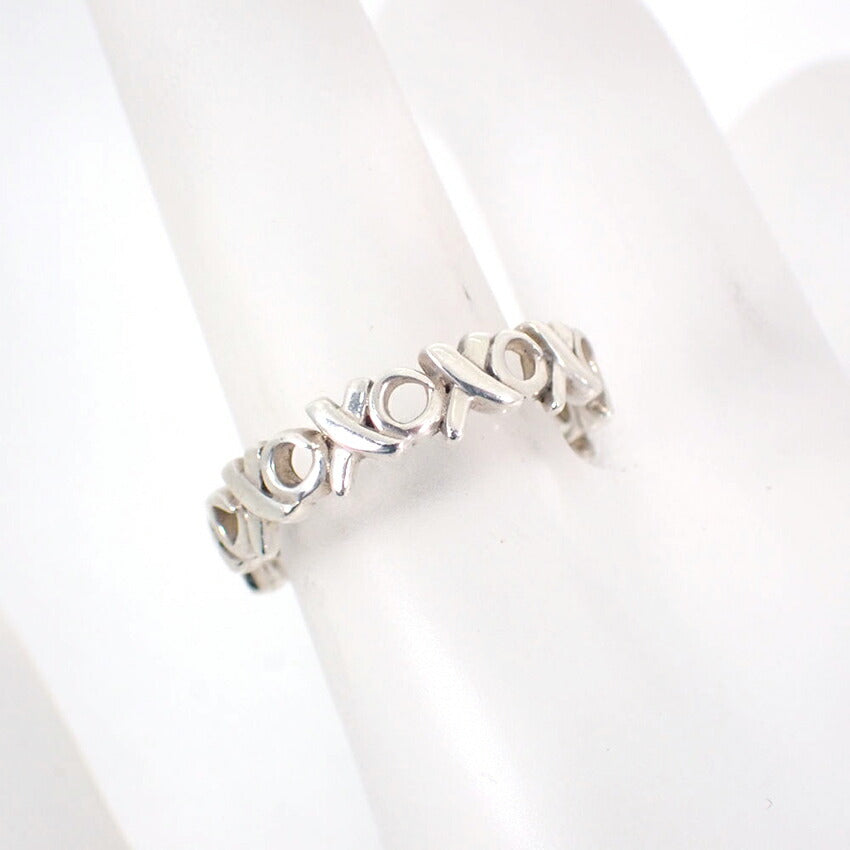 【中古】TIFFANY/ティファニー 925 パロマピカソ ラブ＆キス XO リング /10号/j177-4
