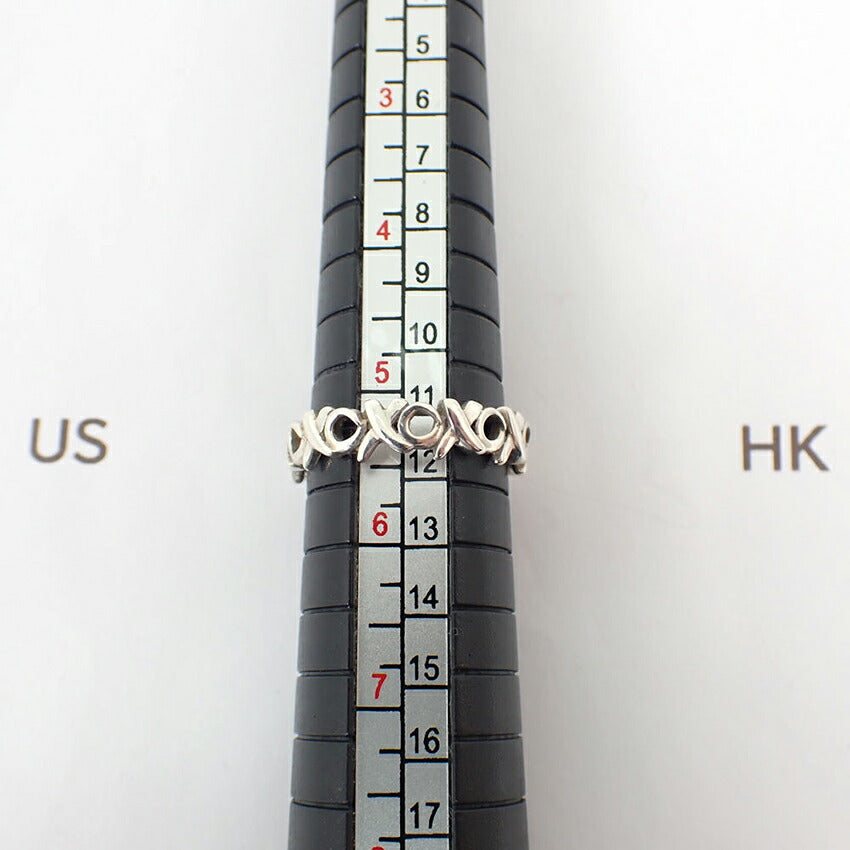 【中古】TIFFANY/ティファニー 925 パロマピカソ ラブ＆キス XO リング /10号/j177-4