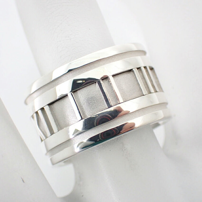 【中古】TIFFANY/ティファニー 925 アトラスワイド リング /11号/j177-8