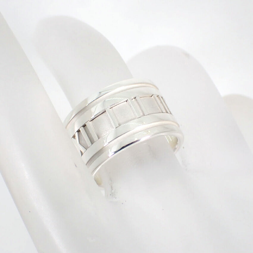 【中古】TIFFANY/ティファニー 925 アトラスワイド リング /11号/j177-8
