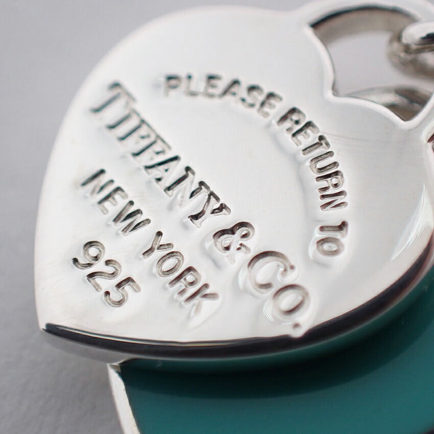 【中古】TIFFANY/ティファニー 925/エナメル リターントゥティファニー ダブルハートタグ ペンダント/j178-10