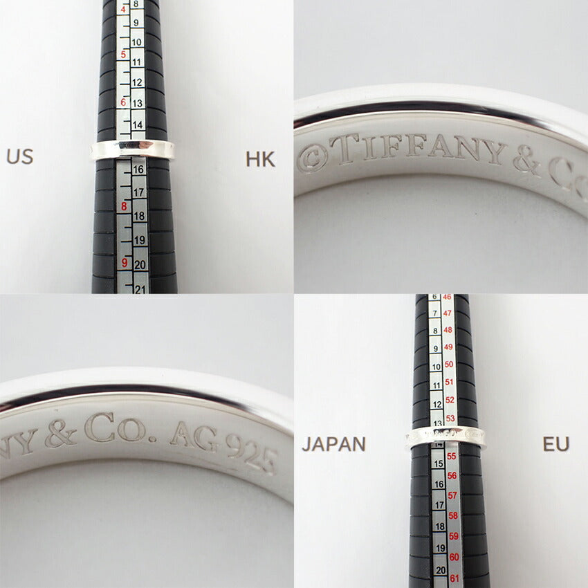 【中古】TIFFANY/ティファニー 925 1837 ナロー リング/14号/j178-3