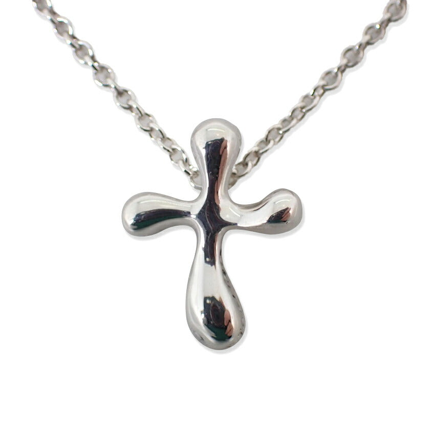 【中古】TIFFANY/ティファニー 925 スモールクロス ペンダント/ネックレス/j178-5