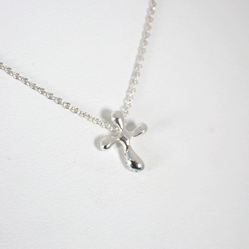 【中古】TIFFANY/ティファニー 925 スモールクロス ペンダント/ネックレス/j178-5