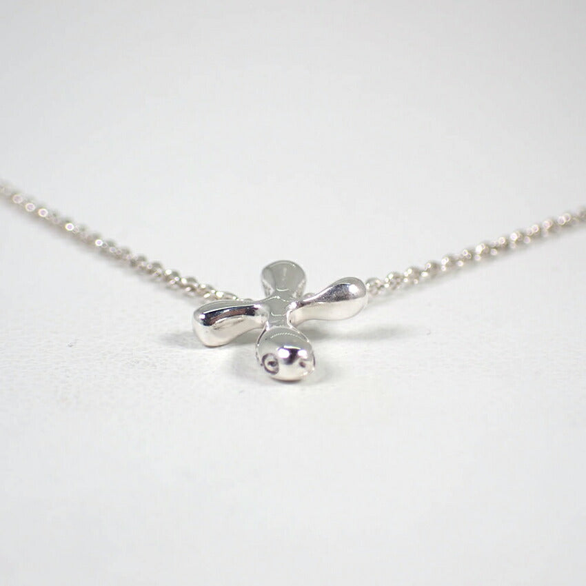 【中古】TIFFANY/ティファニー 925 スモールクロス ペンダント/ネックレス/j178-5