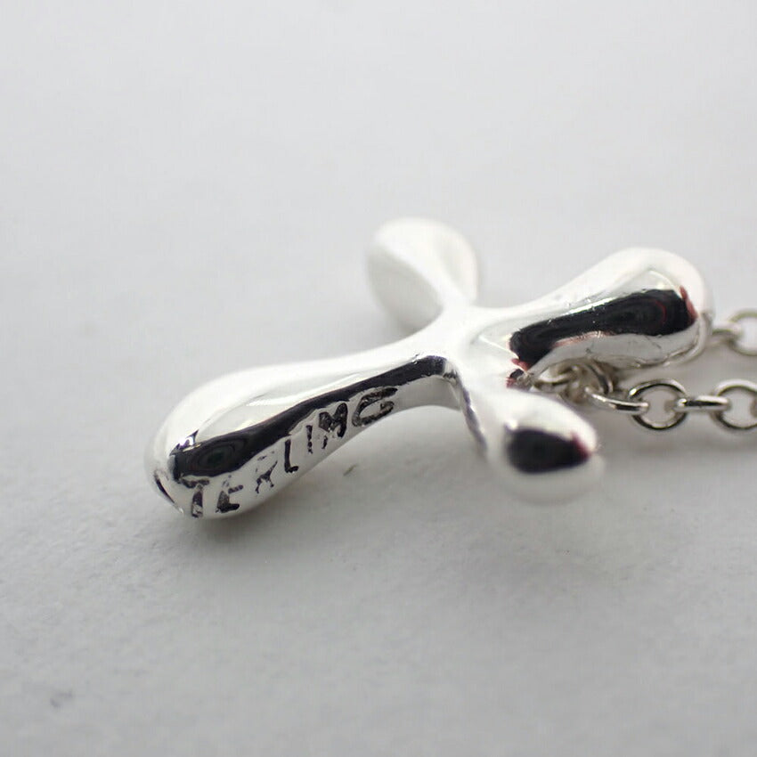 【中古】TIFFANY/ティファニー 925 スモールクロス ペンダント/ネックレス/j178-5