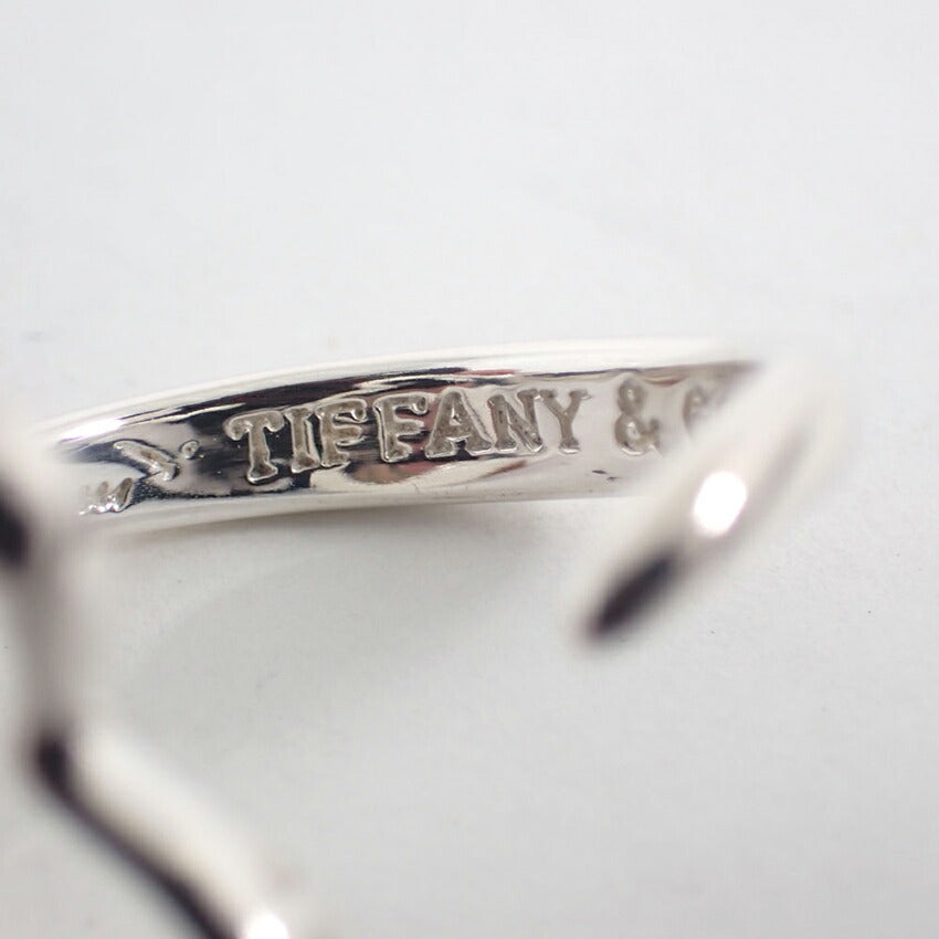 【中古】TIFFANY/ティファニー/925/オープンハート/リング /12号/j179-4