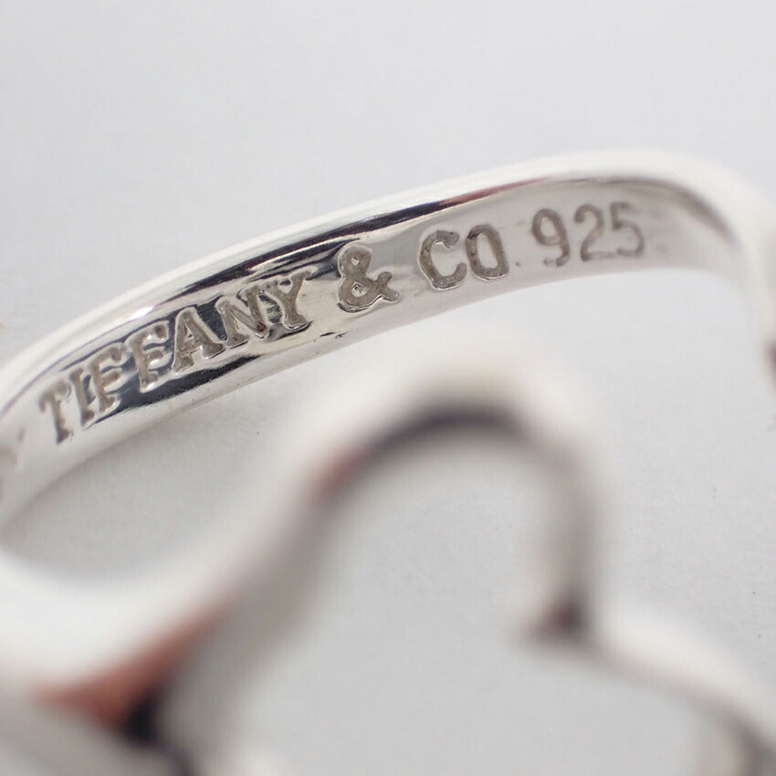 【中古】TIFFANY/ティファニー/925/オープンハート/リング /12号/j179-4