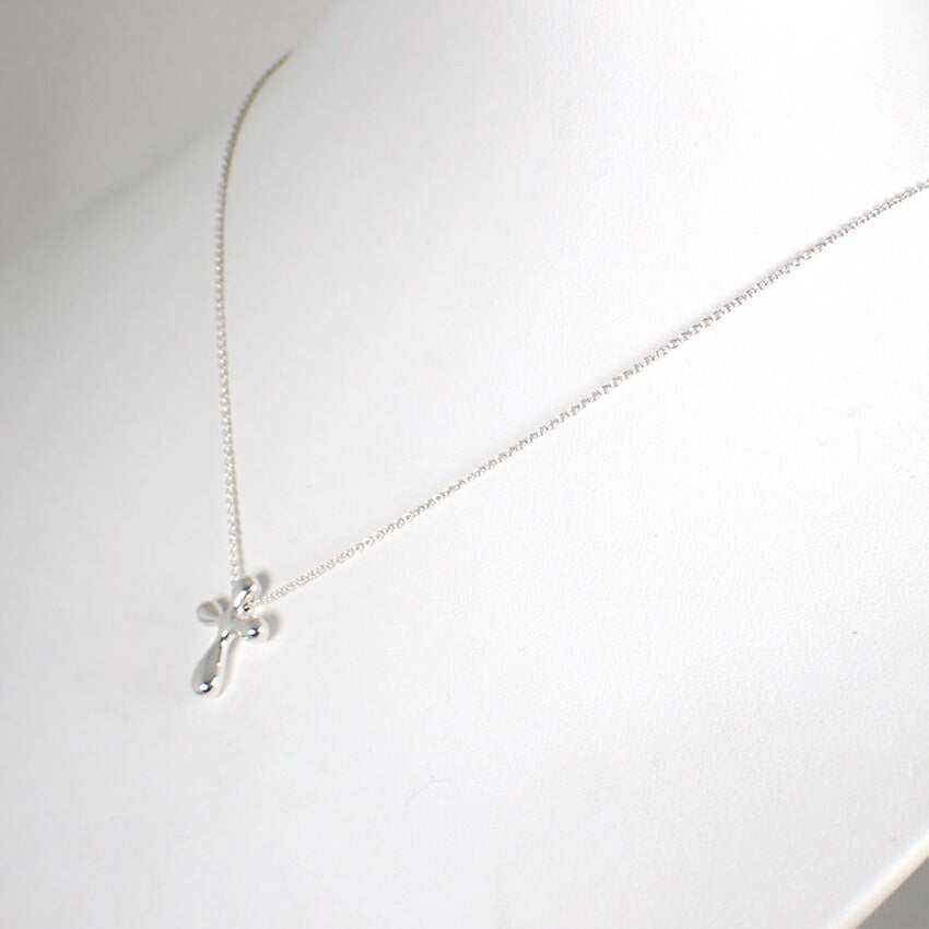 【中古】TIFFANY/ティファニー/Ag925/ティアドロップクロス/ペンダント/j179-5