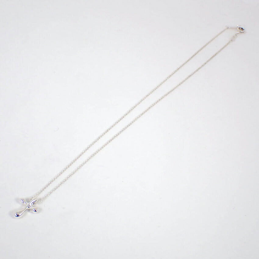 【中古】TIFFANY/ティファニー/Ag925/ティアドロップクロス/ペンダント/j179-5