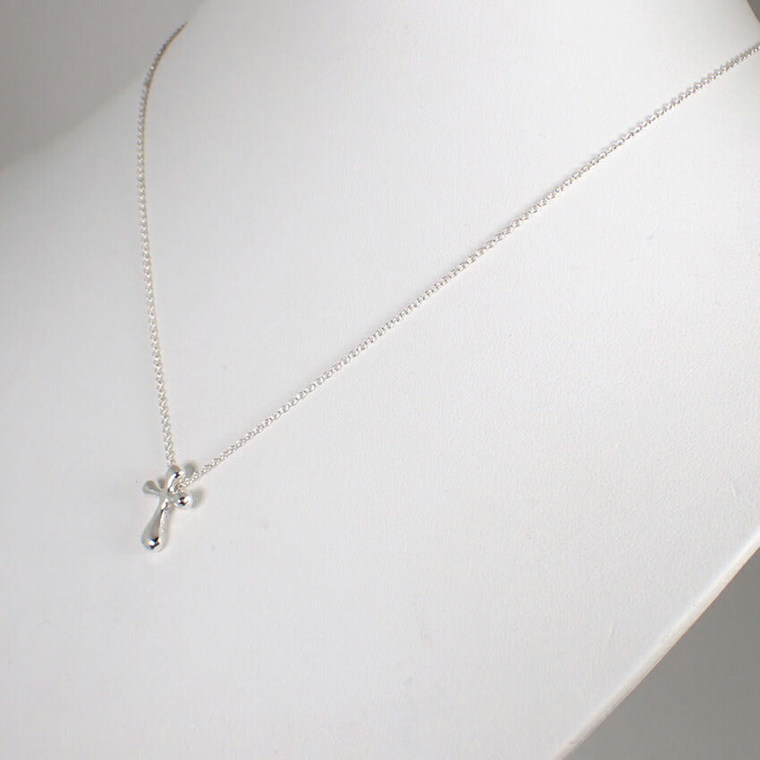 【中古】TIFFANY/ティファニー 925 スモールクロス ペンダント/ネックレス/j180-10