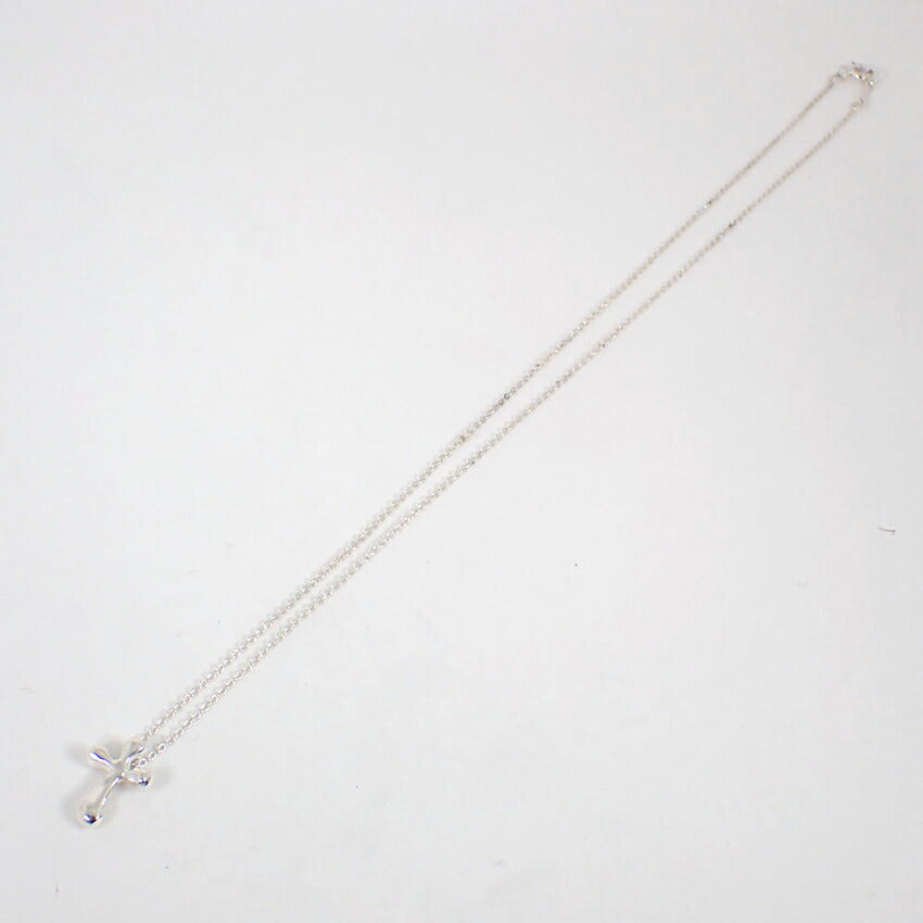 【中古】TIFFANY/ティファニー 925 スモールクロス ペンダント/ネックレス/j180-10