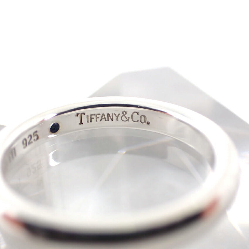 【中古】TIFFANY/ティファニー 925 サファイア スタッキングバンド リング /7号/j180-1