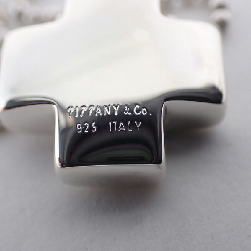 【中古】TIFFANY/ティファニー 925 ローマンクロス ペンダント/ネックレス/j180-2