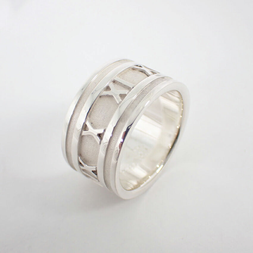 【中古】TIFFANY/ティファニー 925 アトラス リング /17号/j180-4