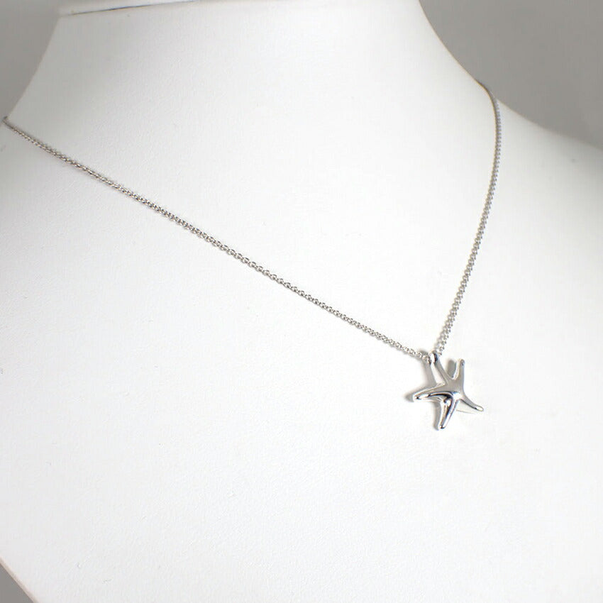 【中古】TIFFANY/ティファニー 925 スターフィッシュ ペンダント/ネックレス/j180-8