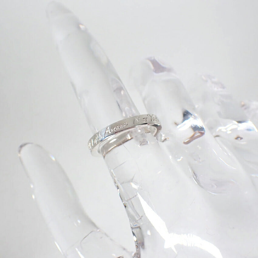 【中古】TIFFANY/ティファニー/925/ノーツ/ナロー/リング/9号/j181-1