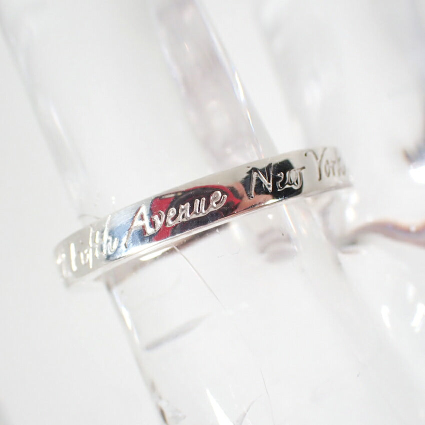 【中古】TIFFANY/ティファニー/925/ノーツ/ナロー/リング/9号/j181-1