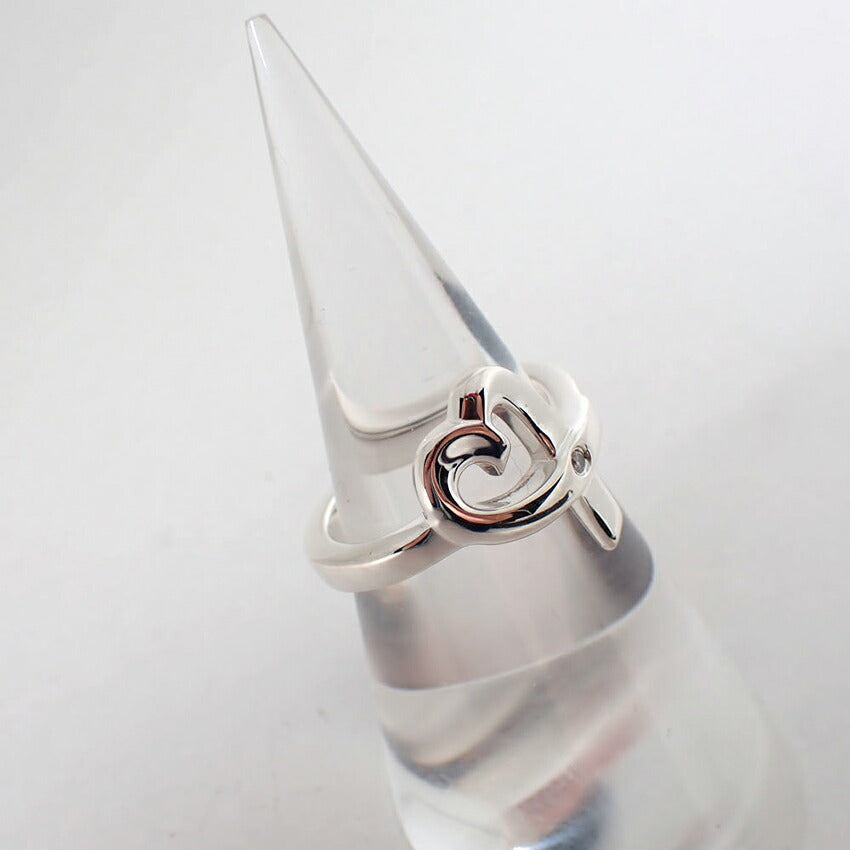【中古】TIFFANY/ティファニー/925/ラヴィングハート/ダイヤ/リング /10号/j181-7