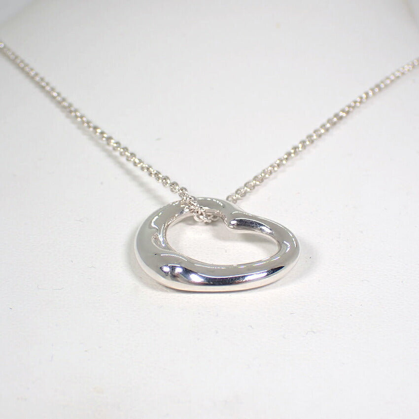 【中古】TIFFANY/ティファニー/Ag925/オープンハート/ペンダント/j182-4