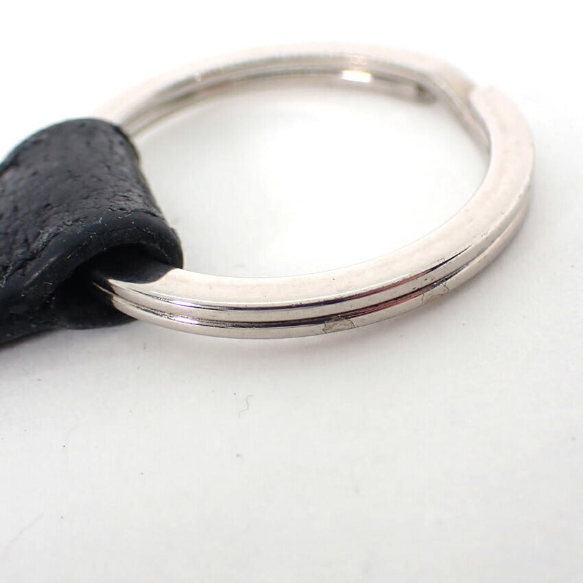 【中古】BVLGARI/ブルガリ/黒ベルト/キーリング/j182-9