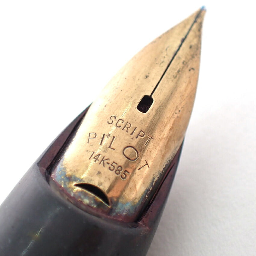 PILOT/パイロット 万年筆　ペン先１４K　ブラック×ゴールド/j185-5