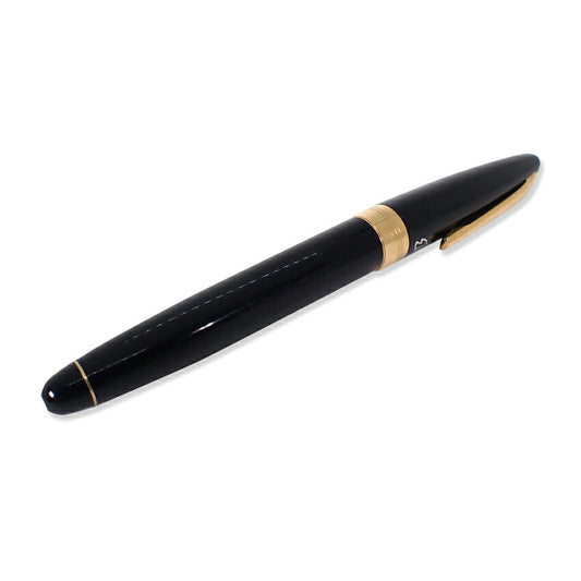 PILOT/パイロット 万年筆 ペン先１８K シルバー×ゴールド ネーム刻印有/j186-10
