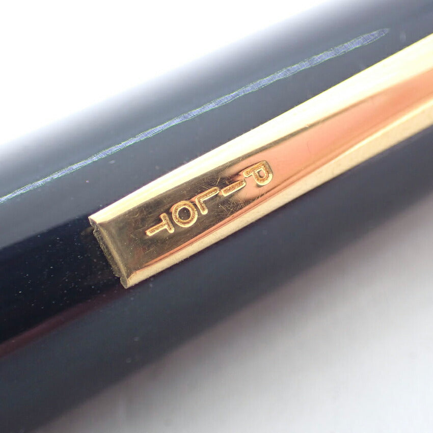 PILOT/パイロット 万年筆 ペン先１８K シルバー×ゴールド ネーム刻印有/j186-10