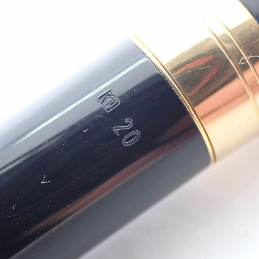 PILOT/パイロット 万年筆 ペン先１８K シルバー×ゴールド ネーム刻印有/j186-10