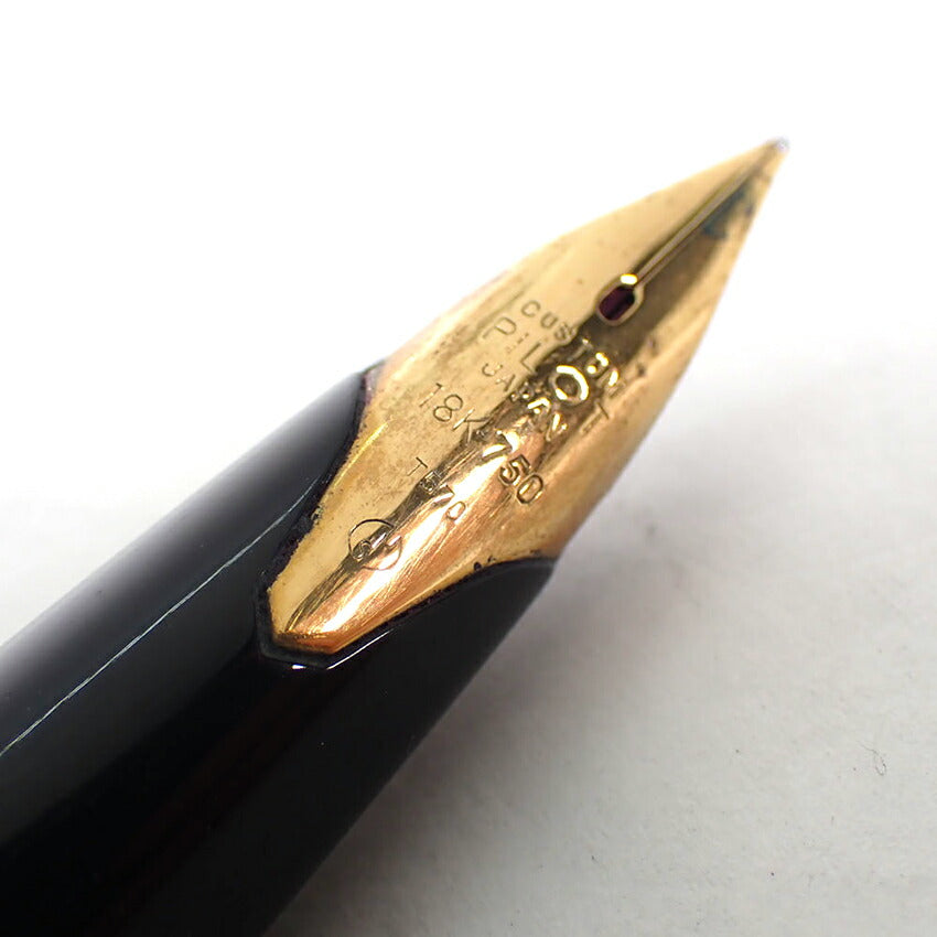 PILOT/パイロット 万年筆 ペン先１８K シルバー×ゴールド ネーム刻印有/j186-10