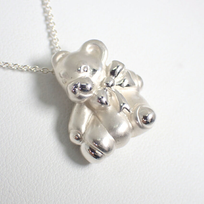 【中古】TIFFANY/ティファニー 925 ベア ペンダント/ネックレス/j188-10