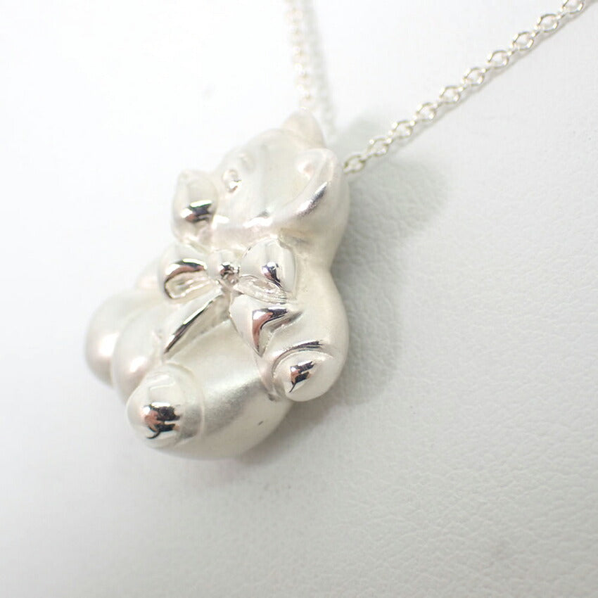 【中古】TIFFANY/ティファニー 925 ベア ペンダント/ネックレス/j188-10