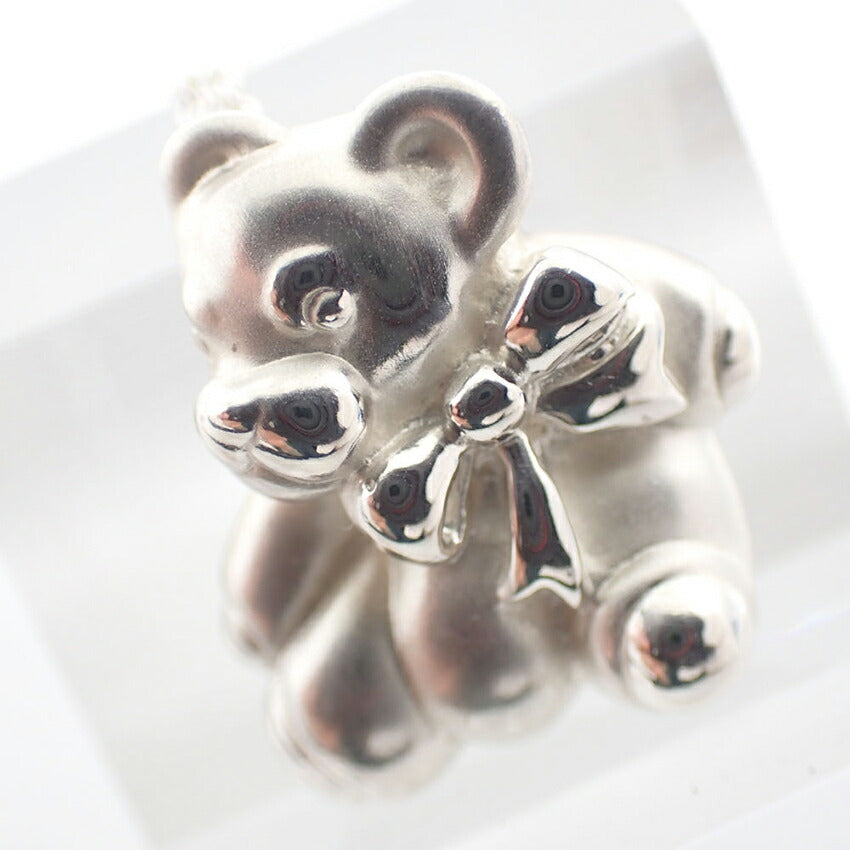 【中古】TIFFANY/ティファニー 925 ベア ペンダント/ネックレス/j188-10