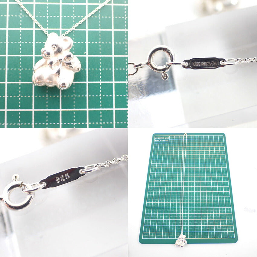 【中古】TIFFANY/ティファニー 925 ベア ペンダント/ネックレス/j188-10
